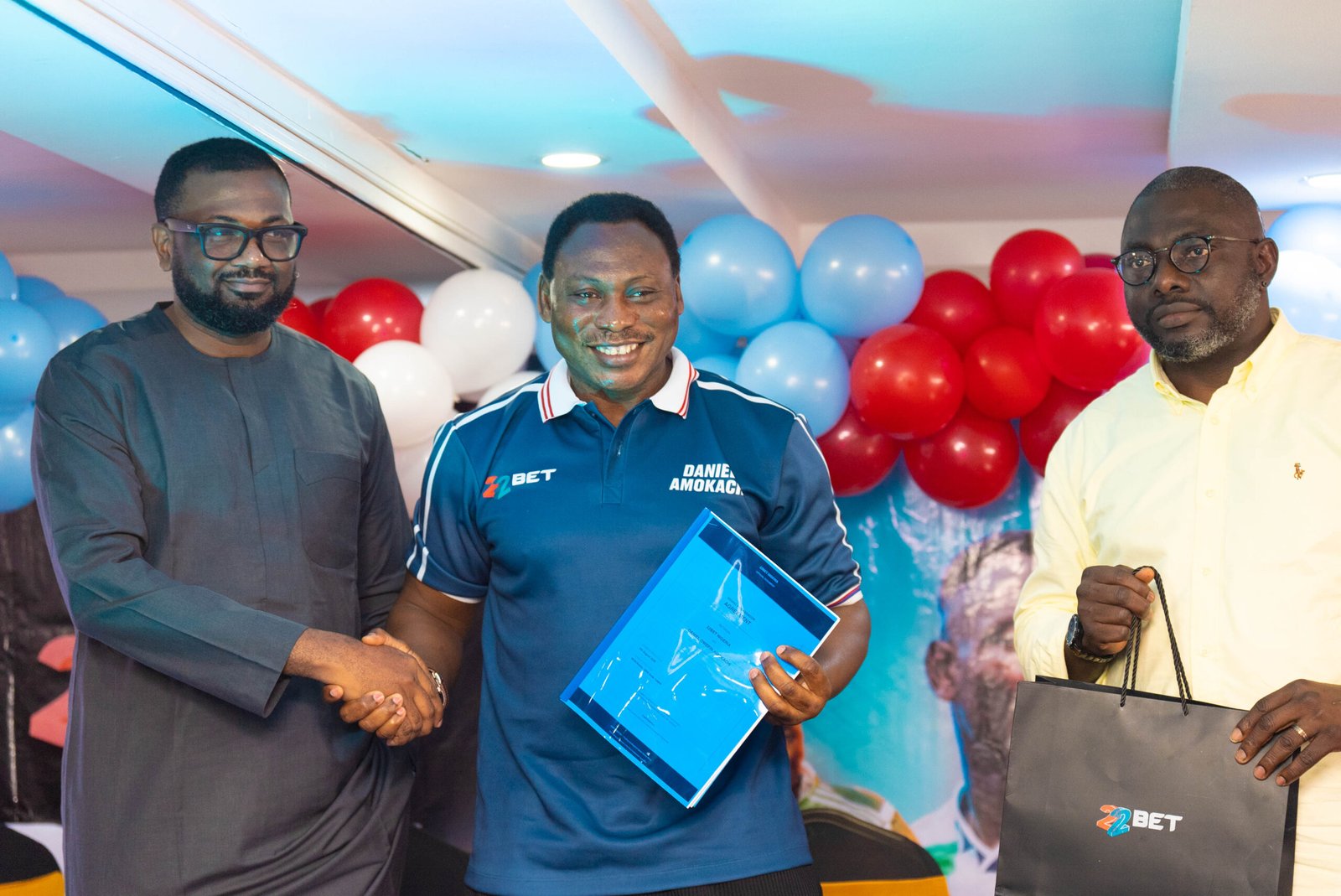 22Bet Unveils Football Legend Daniel Amokachi As Pan-African Brand Ambassador
