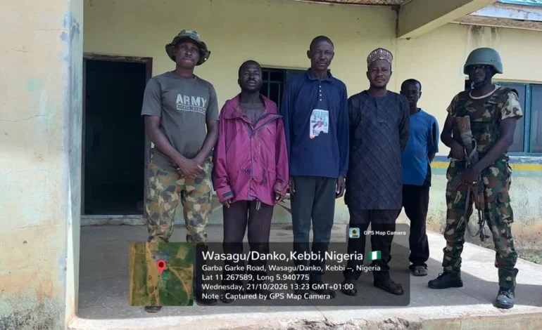 Soldiers rescue four kidnap victims in Zamfara, Kebbi