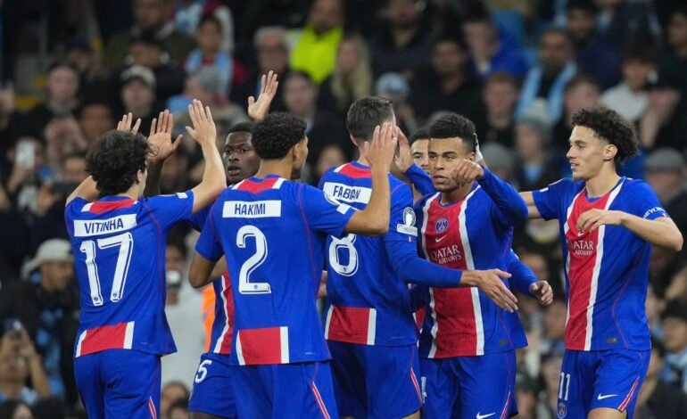 UCL: PSG End Man City’s Winning Run After 4-2 Win At The Etihad