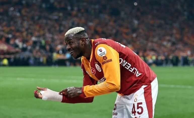 Osimhen assists on injury return as 10-man Galatasaray win 3-1