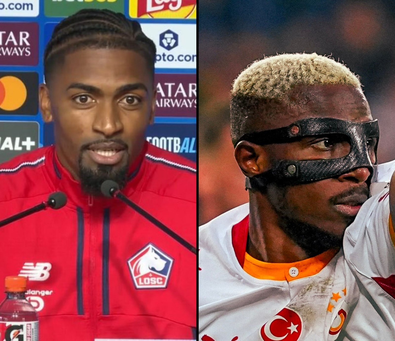 UCL: Lille Defender Ribeiro Vows To Stop Osimhen
